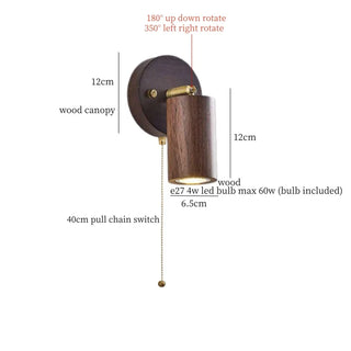Celako™ Hinoku Wall Light | Wood Japan Wabi Sabi