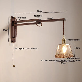 Celako™ Vitreal Wall Light | Glass Bedroom Lighting