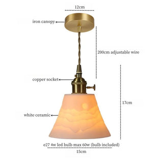 Celako™ Ceralum Pendant Light | Ceramic Kitchen Island Lighting