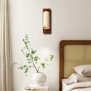 Celako™ Citrine Wall Light | Yellow Travertine Japan Style