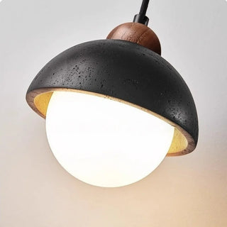 Celako™ Calcaire Pendant Light | Black Travertine Kitchen Island Lighting