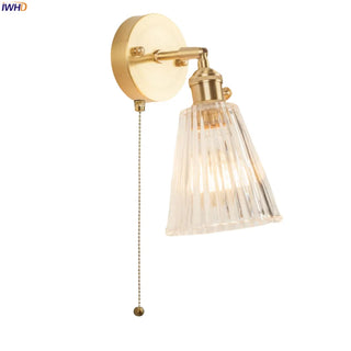 Celako™ Flutia Wall Light | Glass Bedroom Lighting
