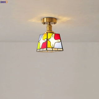 Celako™ Aviore Ceiling Light | Colored Glass Living Room Lighting