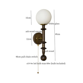 Celako™ Lumash Wall Light | Glass Bedroom Lighting