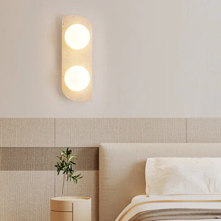 Celako™ Tivolano Wall Light | Yellow Travertine Living Room Lighting