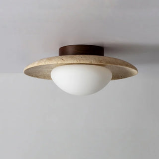 Celako™ Ishiwa Ceiling Light | Yellow Travertine Kitchen Island Lighting