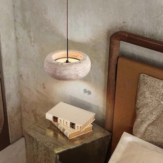 Celako™ Safrana Pendant Light | Yellow Travertine Kitchen Island Lighting