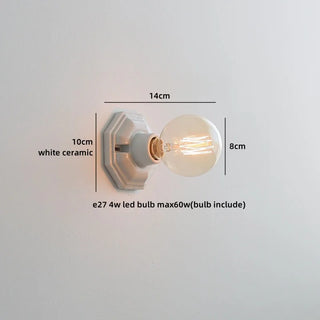 Celako™ Cerula Wall Light | Ceramic Bedside Lighting