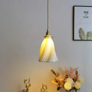 Celako™ Kaolinda Pendant Light | Ceramic Bedroom Lighting