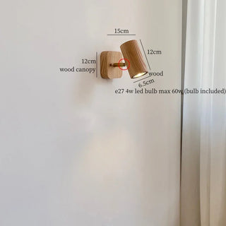 Celako™ Arboris Wall Light | Wood Wabi Sabi Modern Living Room Lighting