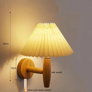 Celako™ Komorebi Wall Light | Wood Bedside Lighting