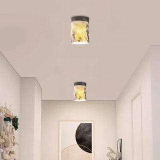 Celako™ Kansou Ceiling Light | Marble Wabi Sabi Style Bedroom