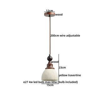Celako™ Tavaro Pendant Light | Cement Japan Style Wabi Sabi Kitchen Island Lighting