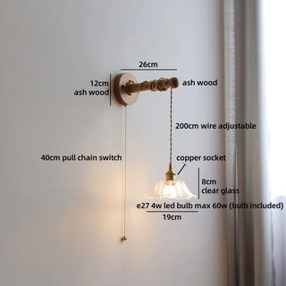 Celako™ Vitrae Wall Light | Glass Hallway Lighting