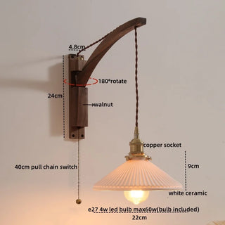 Celako™ Dualis Wall Light | Copper Bedroom Lighting