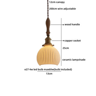 Celako™ Vellum Pendant Light | Polished Copper Dining Room Lighting