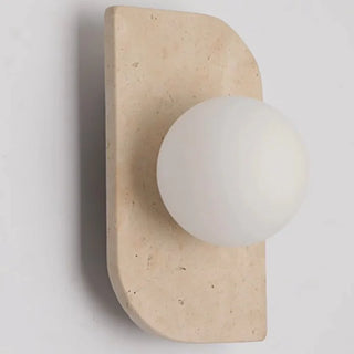 Celako™ Tivolano Wall Light | Yellow Travertine Living Room Lighting