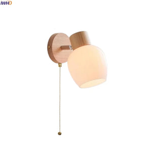 Celako™ Opaleri Wall Light | White Glass Bedroom Lighting