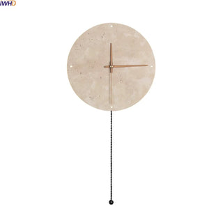 Celako™ Tibora Wall Light | Yellow Travertine Living Room Lighting