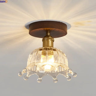 Celako™ Vitreum Ceiling Light | Clear Glass Vintage