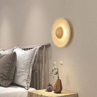 Celako™ Solava Wall Light | Travertine Bedroom Lighting