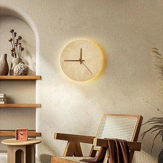 Celako™ Soltra Wall Light | Yellow Travertine Living Room Lighting
