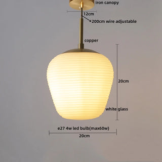 Celako™ Seleni Pendant Light | Glass Bedroom Lighting
