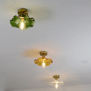 Celako™ Viridis Ceiling Light | Glass Living Room Lighting