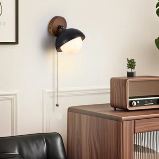 Celako™ Lithio Wall Light | Black Travertine Living Room Lighting