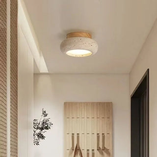 Celako™ Amberine Ceiling Light | Yellow Travertine Kitchen Island Lighting