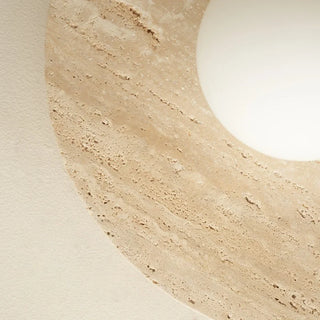 Celako™ Mavetra Wall Light | Yellow Travertine Bedroom Lighting