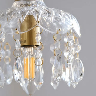 Celako™ Claryon Pendant Light | Glass Crystal Bedroom Lighting
