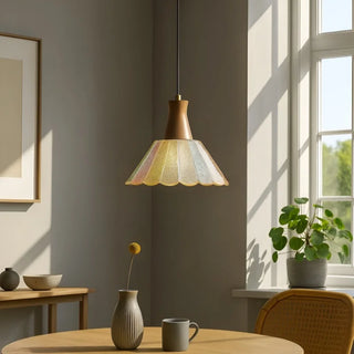 Celako™ Vitruva Pendant Light | Glass Stone Bedroom Lighting