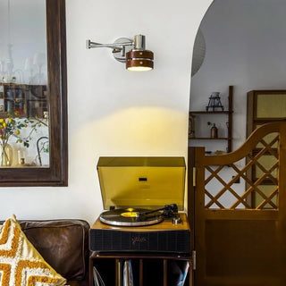 Celako™ Fulcrum Wall Light | Iron Wood Bedroom Lighting