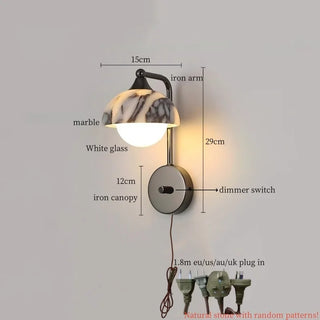 Celako™ Mycella Wall Light | Marble Living Room Lighting