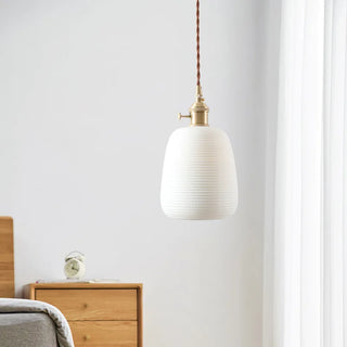 Celako™ Suzuran Pendant Light | Ceramic Dining Room Lighting