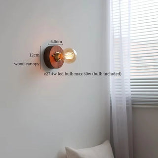 Celako™ Arbiora Wall Light | Wood Bedroom Lighting