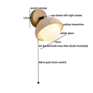Celako™ Lumaro Wall Light | Marble Living Room Lighting