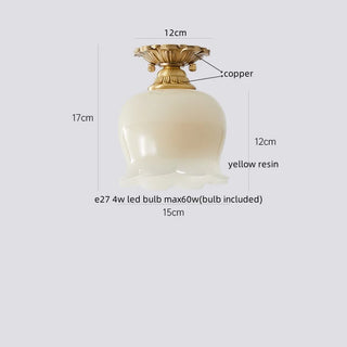 Celako™ Vetrius Ceiling Light | Printed Glass Modern Lighting