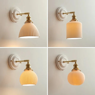 Celako™ Ceraline Wall Light | Copper Bathroom