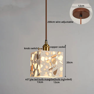 Celako™ Strazzo Pendant Light | Terrazzo Dining Room Lighting