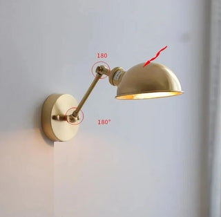 Celako™ Cupral Wall Light | Copper Bedroom Lighting