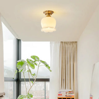 Celako™ Auresta Ceiling Light | Copper Resin Living Room Lighting