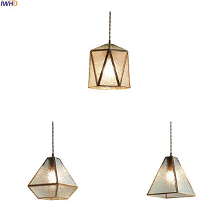 Celako™ Cristara Pendant Light | Glass Vintage Industrial