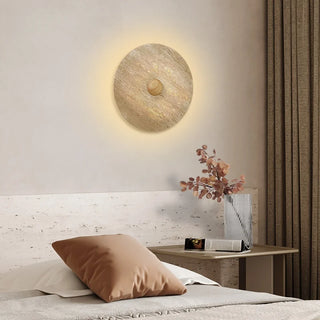 Celako™ Lithara Wall Light | Yellow Travertine Kitchen Island Lighting