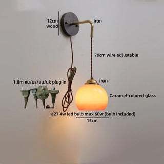 Celako™ Orenda Wall Light | Glass Hallway Lighting