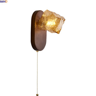 Celako™ Ambryl Wall Light | Stained Glass Bedside Lighting