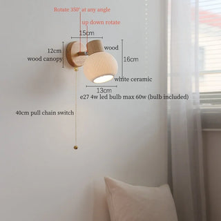 Celako™ Kawara Wall Light | Ceramic Japan Wabi Sabi