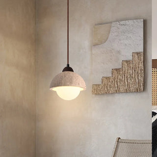 Celako™ Tivella Pendant Light | Yellow Travertine Kitchen Island Lighting