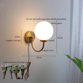 Celako™ Lunoria Wall Light | French Vintage Copper Living Room Lighting